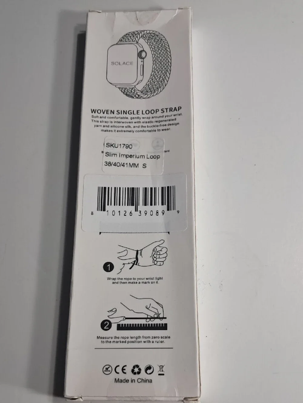 Solace Slim Imperium Loop for Apple Smart Watch Band - Red
